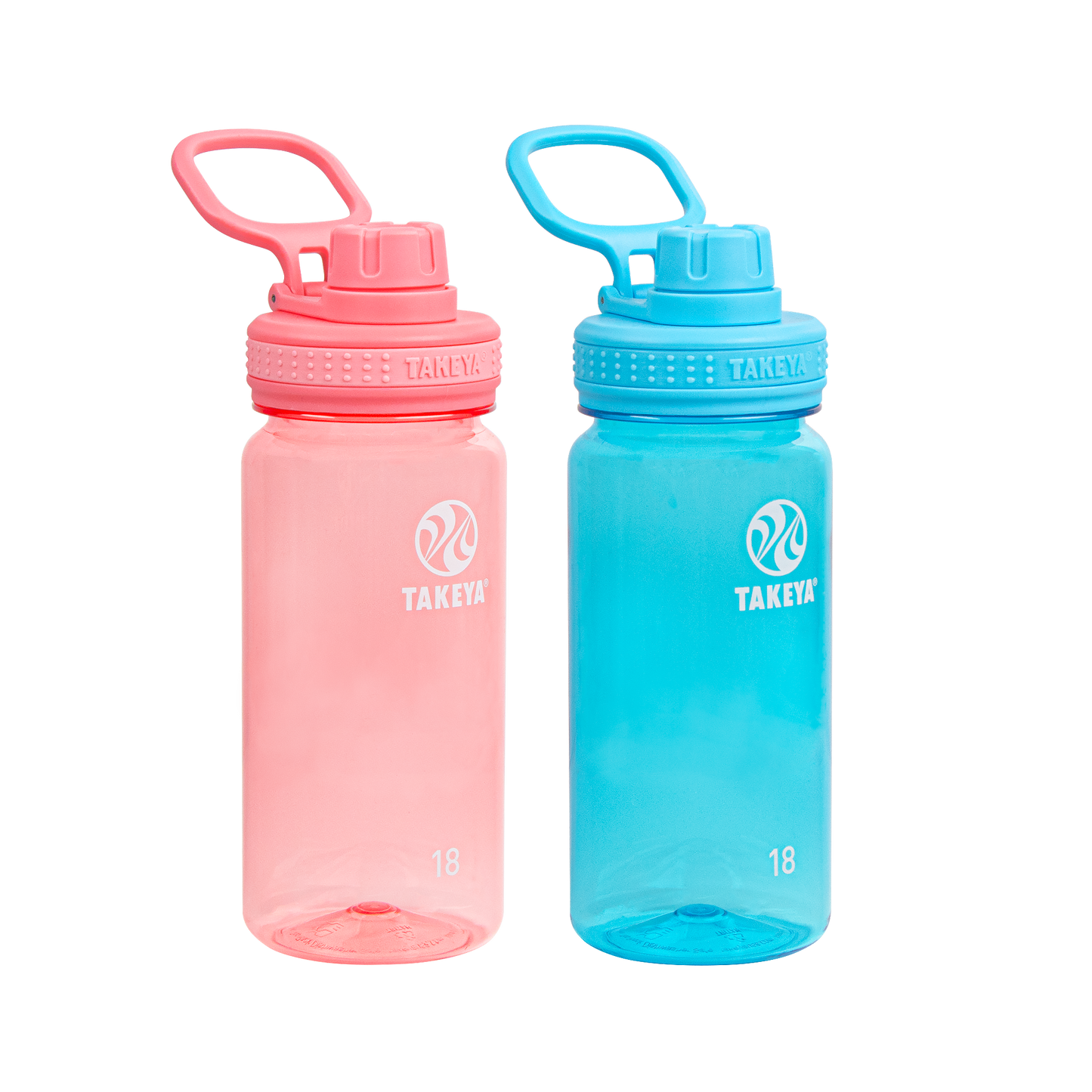 tritan-water-bottle-bundle-with-spout-lid-2-pack-c1 51475-Tritan-Spout-18-2pk-FlutterPink-BreezyBlue-Front_1.png