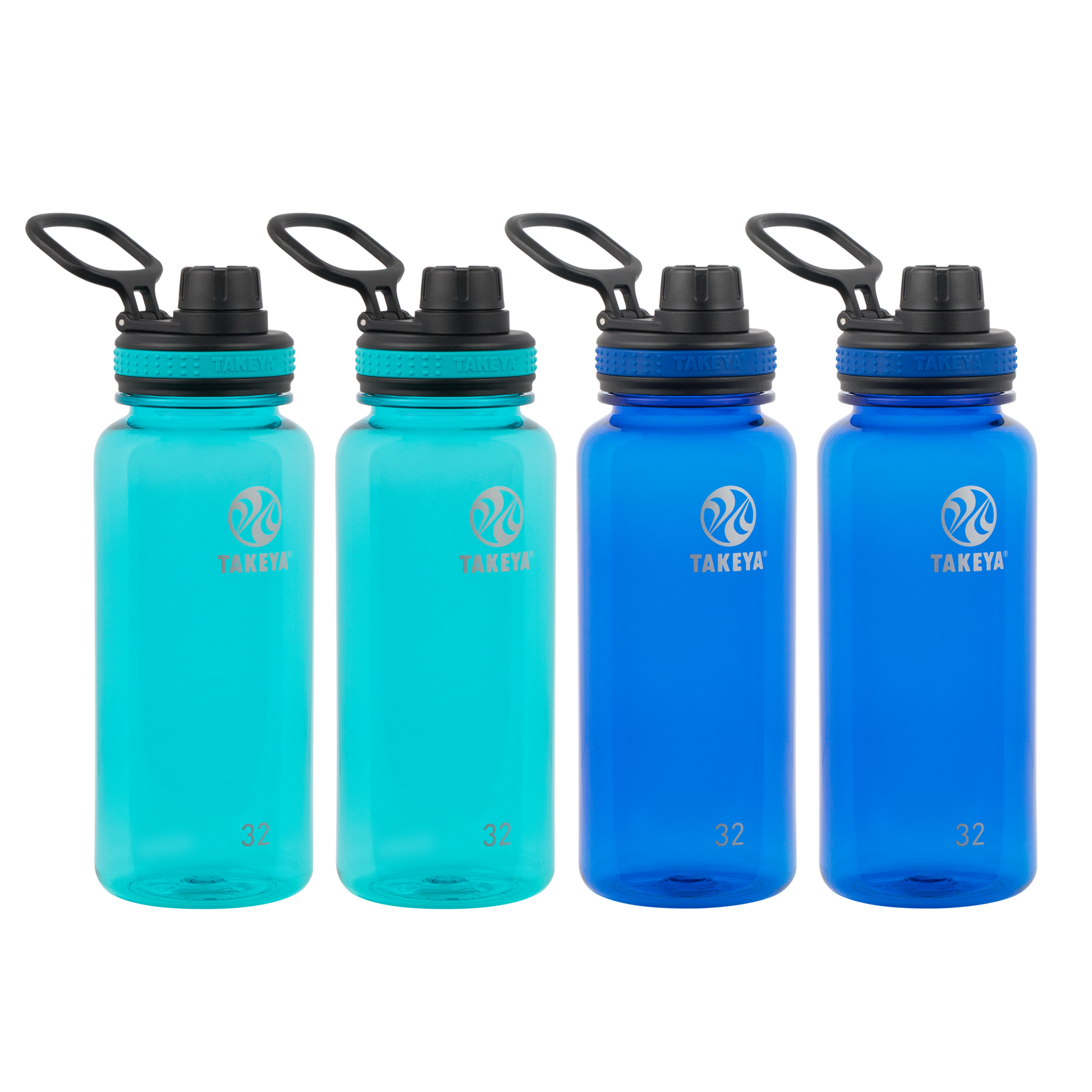 tritan-water-bottle-with-spout-lid-4-pack-o1 50276-Tritan-Spout-32-4pk-Ocean-Royal-angle.png