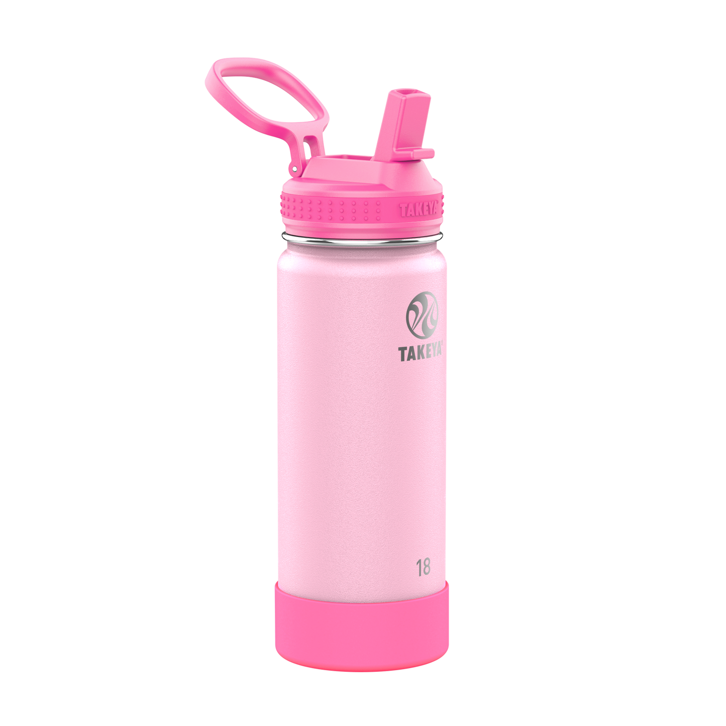 actives-kids-glow-in-the-dark-water-bottle-with-straw-lid-w8 51076-Actives-Kids-Straw-18-GID-SummerGlowPink-angle.png