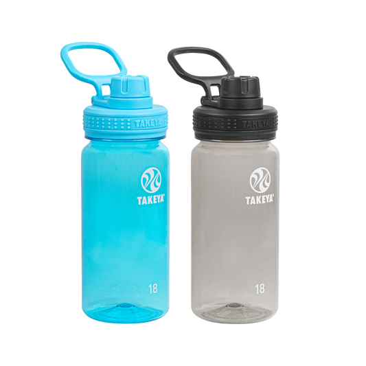 tritan-water-bottle-bundle-with-spout-lid-2-pack-c1 51476-Tritan-Spout-18-2pk-BreezyBlue-StormyBlack-Front_1.png