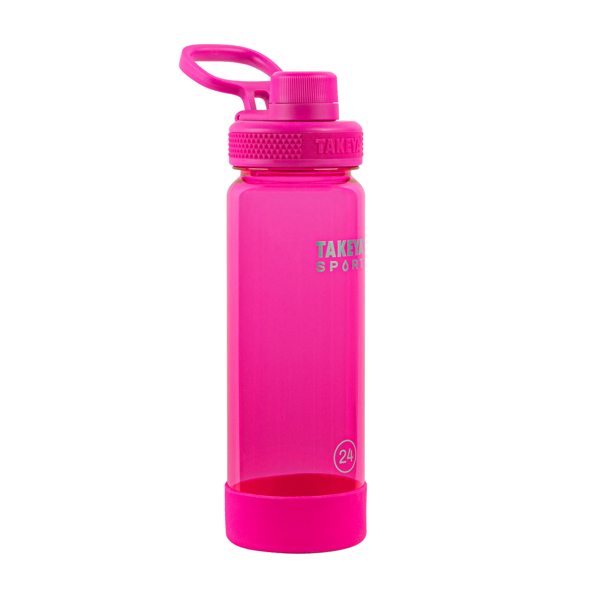 tritan-sport-water-bottle-with-spout-lid-w7 51671-TKS-Tritan-Spout-24-PinkSweep-frontangle.png