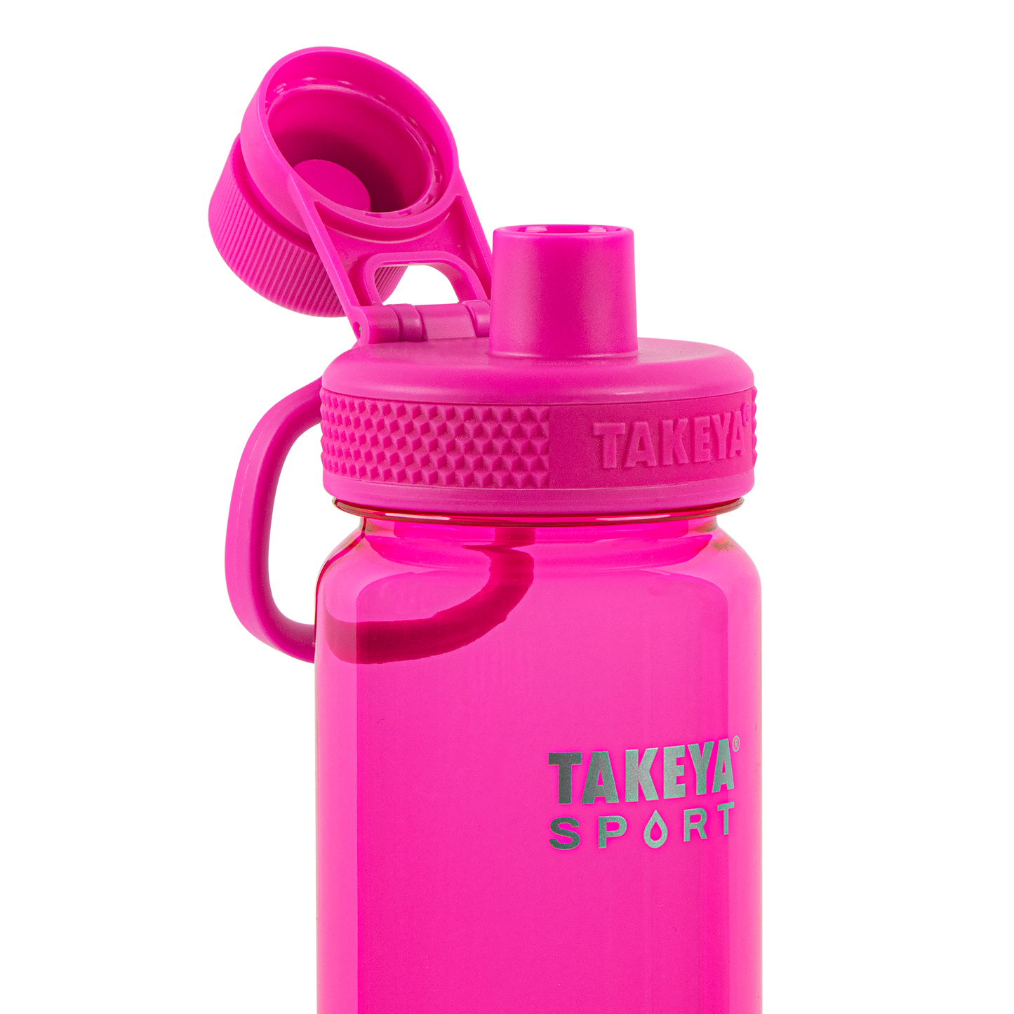 tritan-sport-water-bottle-with-spout-lid-w7 51671-TKS-Tritan-Spout-24-PinkSweep-openlid.png