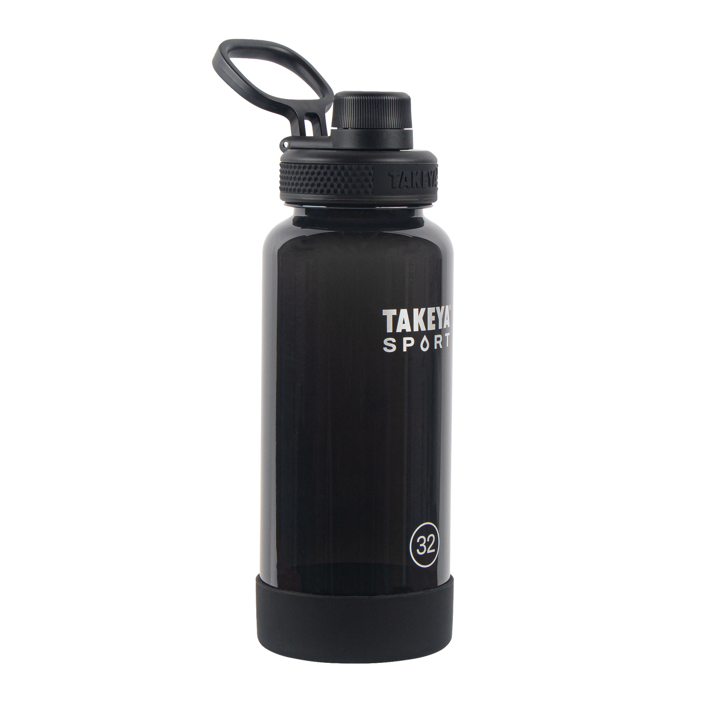 tritan-sport-water-bottle-with-spout-lid-w7 51829-TKS-Tritan-Spout-32-GrandSlamBlack-frontangle.png