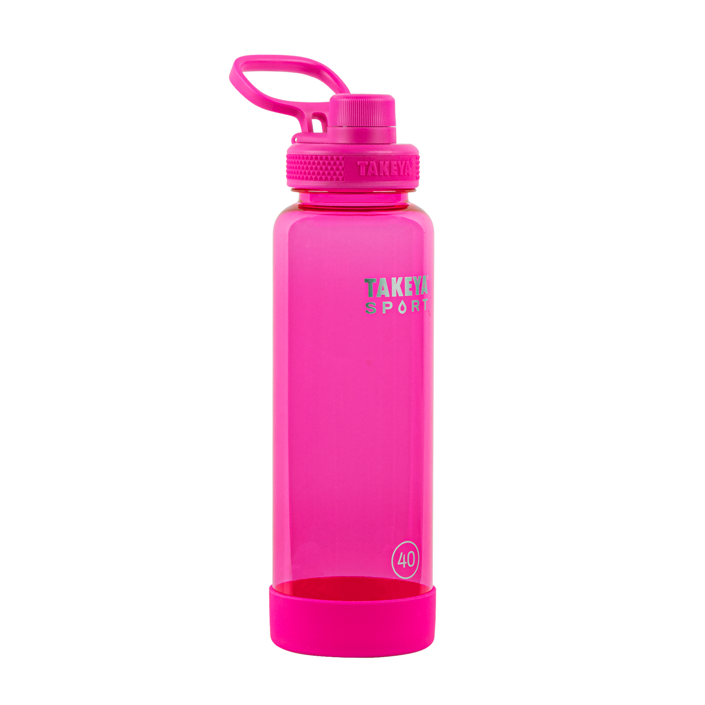 tritan-sport-water-bottle-with-spout-lid-w7 52030-TKS-Tritan-Spout-40-PinkSweep-frontangle.png