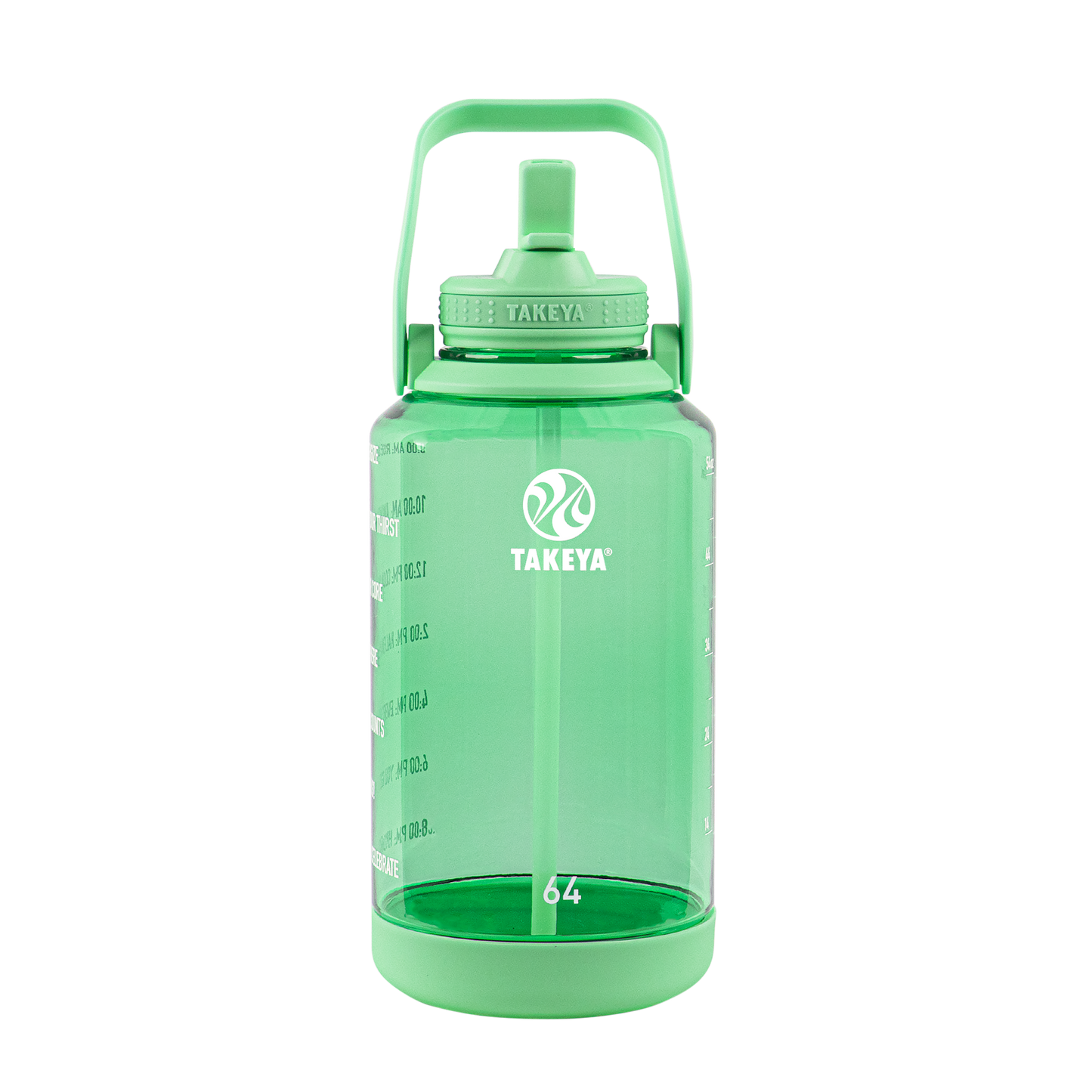 tritan-motivational-water-bottle-with-straw-lid-u3 54101-Tritan-Straw-Motivational-64-PistactioGreen-front.png