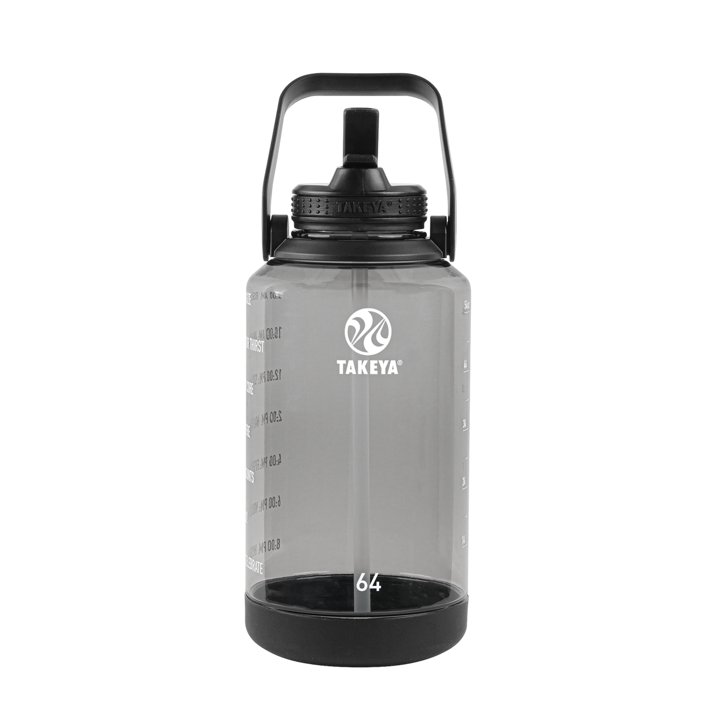 tritan-motivational-water-bottle-with-straw-lid-u3 54145-Tritan-Straw-Motivational-64-StormyBlack-front.png